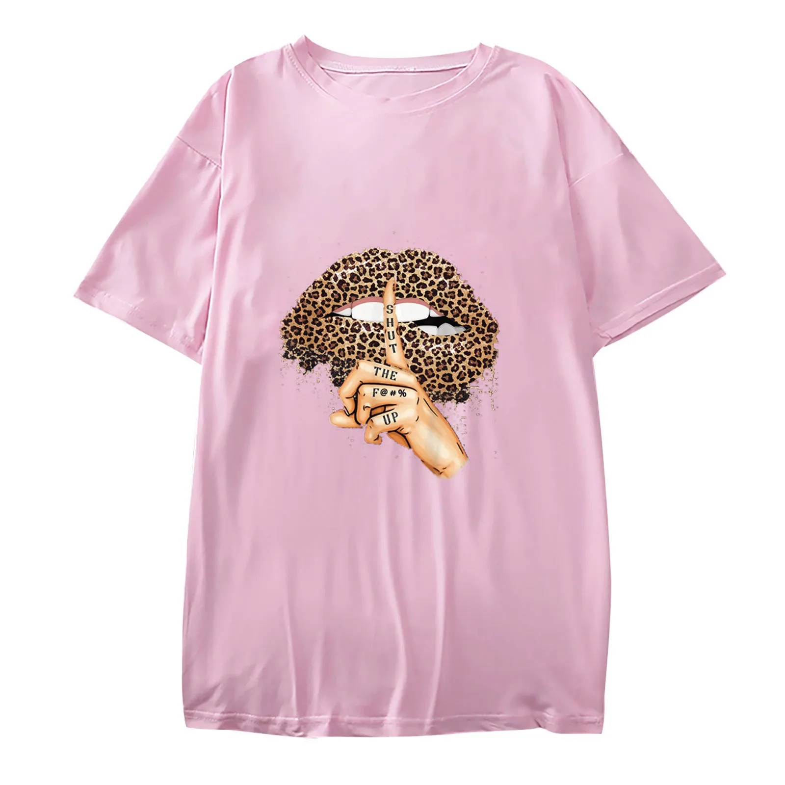 Women's Oversize T-shirt 2021 Summer Fashion Casual Short Sleeve O-neck Printed Tops Ladies Loose Pullover Tshirt Ropa Mujer 2