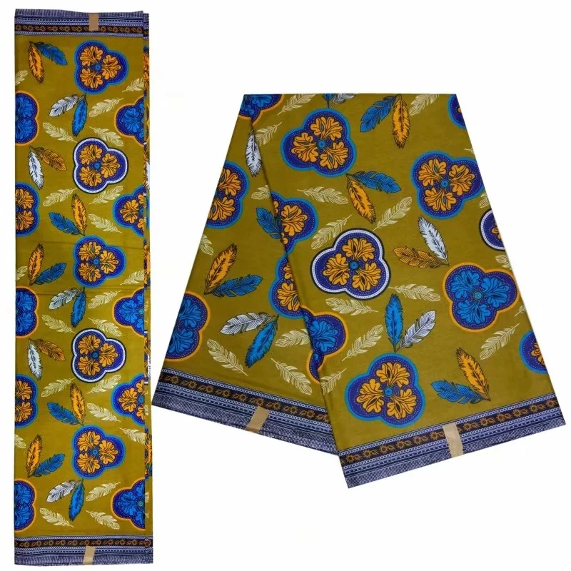 Новое поступление, красивая java восковая ткань, хлопок, популярный стиль, 6 ярдов, африканские восковые ткани, женщины и мужчины для костюма! DF-4556