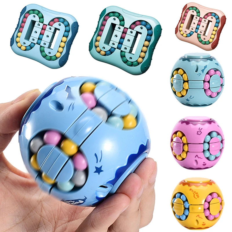 antistress colore: blu giocattolo intelligence Fingertip Cube Magic Bean Magic Bean Rotating Cube Toy Magic Cube Little Magic Beans cubo magico giocattolo educativo per bambini antistress colore: blu giocattolo intelligence Fingertip Cube Magic Bean Magic Bean Rotating Cube Toy Magic Cube Little Magic Beans cubo magico giocattolo educativo per bambini
