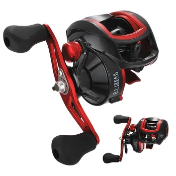 

Baitcasting Reel Dual Brake System Reel 8KG Max Drag 18+1BB 8.1:1 High Speed Fishing Reel
