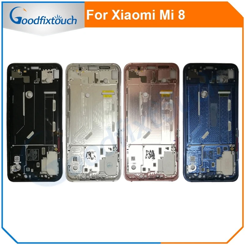 Для Xiaomi 8 Mi Mi8 Lite корпус средняя рамка панель Обложка для крышка Лицевая запасные