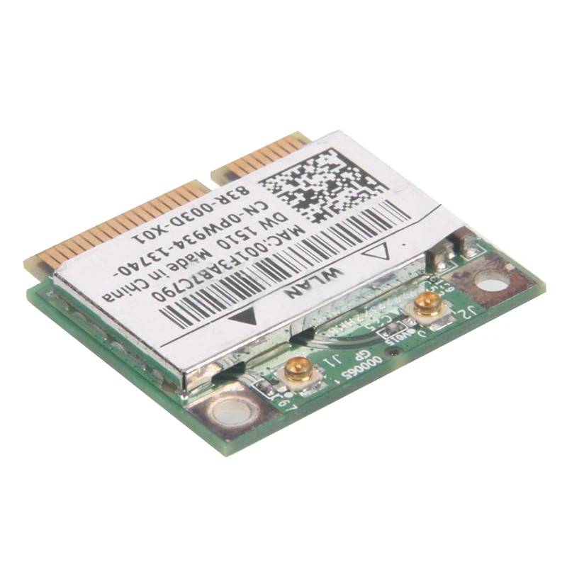 Горячее предложение! мини беспроводная Wifi сетевая карта для DW1510 PW934 BCM94322HM8L зеленый