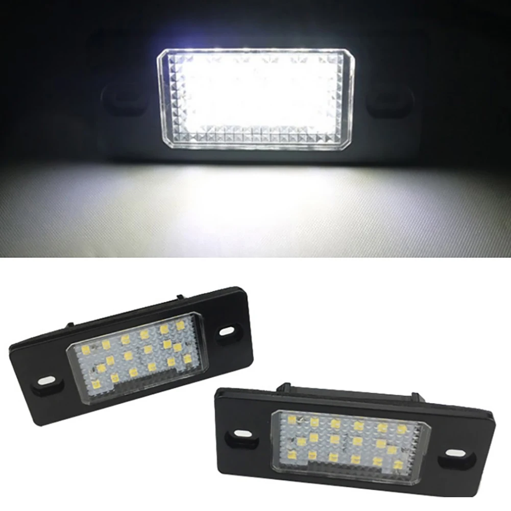 2шт 18 светодиодный номерной знак светодиодный светильник для Porsche Cayenne VW GOLF 5 Touareg тройной Canbus Авто задний светильник ing источник