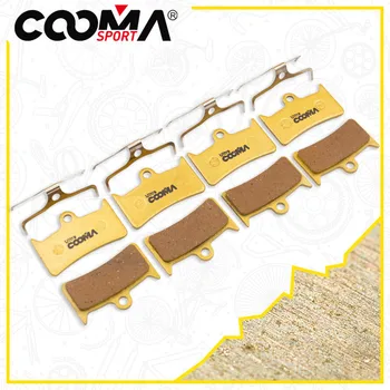 

Bicycle Disc Brake Pads for Hope Tech Evo V4 Hydraulic Disc Brake. 4 Pairs, Gold Full Metal