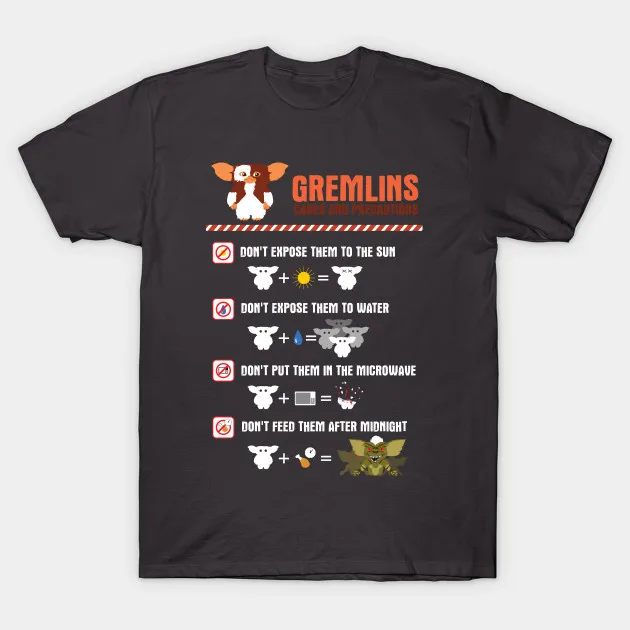 Мужская футболка Gremlins(2) Футболка для женщин и мужчин | одежда