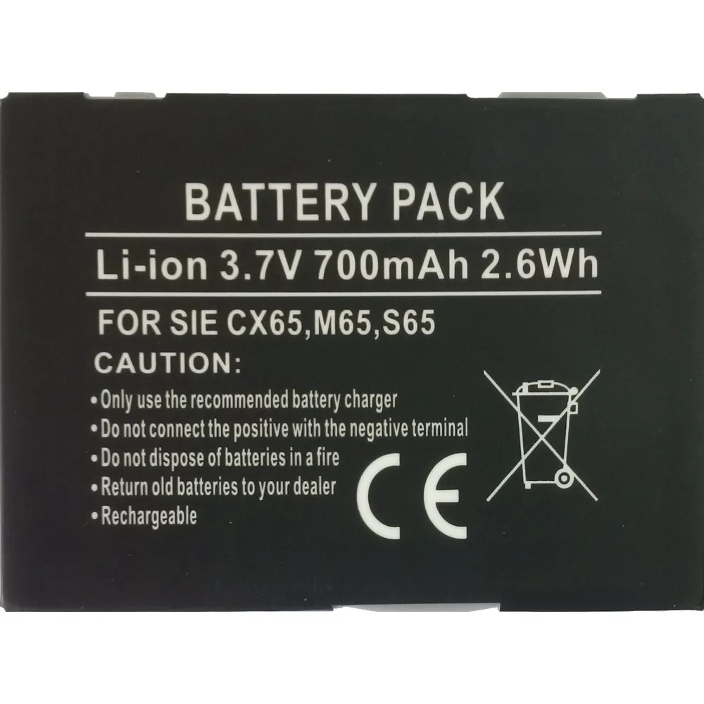 Аккумуляторная батарея EBA-670 EBA-760 для Siemens A31 A58 AX72 AX75 C65 C65v C66 C70 C71 C72 C75 C81 CF62 CF62T CF63 CF75