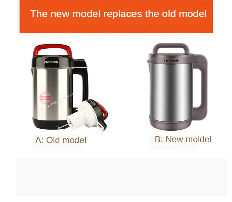New Automatic Soybean milk machine Soymilk maker multifunctional blenders electric Stainless steel body Easy clean no net 1.2L