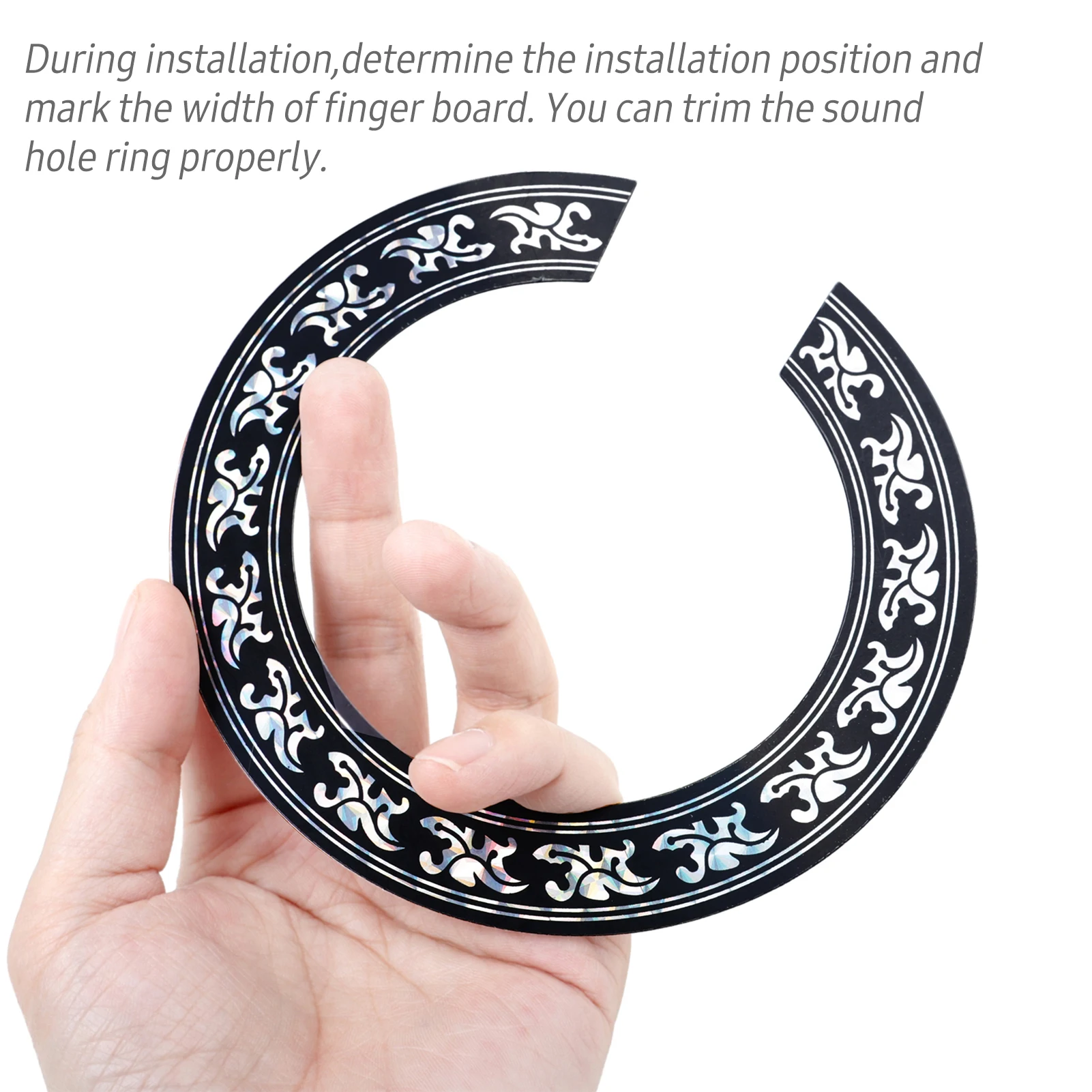 5Pcs Round Sound Hole Stickers PVC Sound Hole Paste Sound Hole