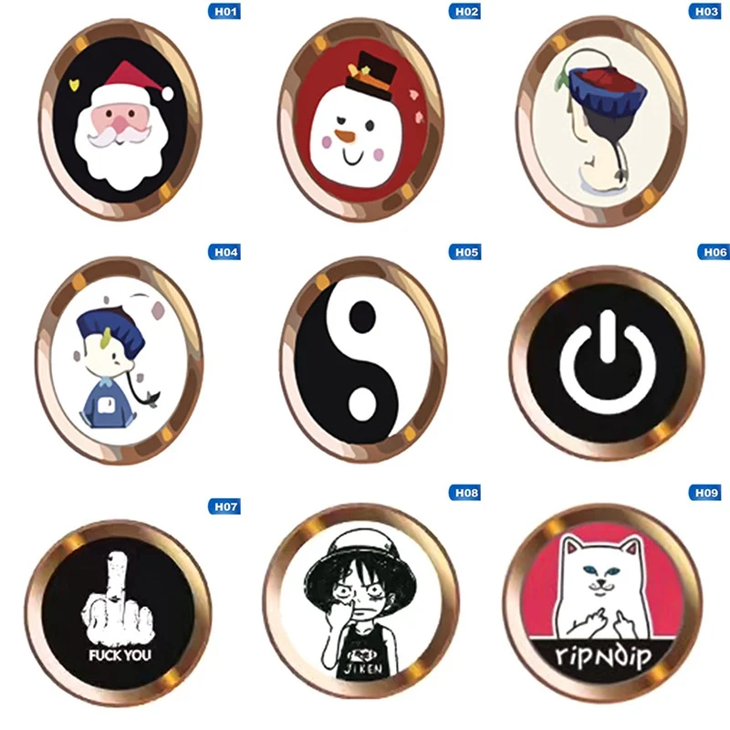 

1pcs Cartoon cute Touch ID Home Button Sticker For iPhone5 5S 6S 7 8 Plus For Ipad air 2 mini Fingerprint Identification Keypad