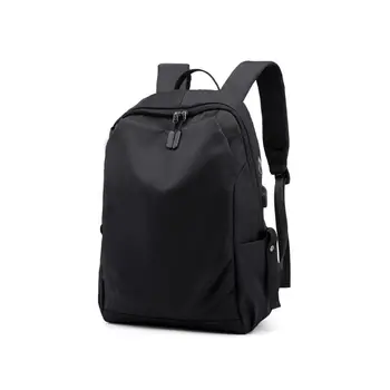 

Men's Nylon Backpack with USB Charging Port School Travel Laptop Daypack Bookbags Casual Rucksack for Teenagers Hot New