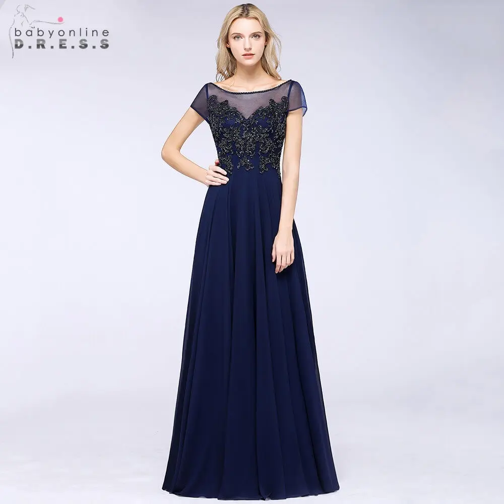Robe de Soiree Новое поступление длинное кружевное вечернее платье элегантное ТРАПЕЦИЕВИДНОЕ вечернее платье для женщин вечернее платье Longo