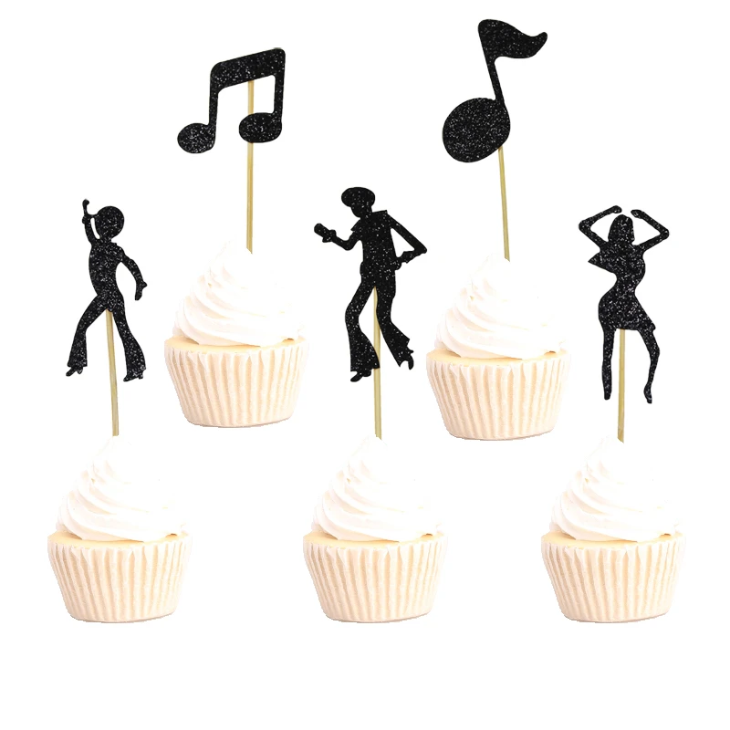 Decorations De Musique Disco 10 Pieces Ensemble De Decoration Pour Gateau D Anniversaire Ou Mariage Pour Enfants Accessoires Pour Reception Cadeau Pour Bebe Aliexpress