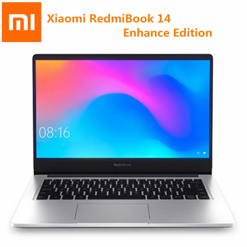 Ноутбук Xiaomi RedmiBook 14 дюймов Windows 10 OS Intel Core i5-10210U/i7-10510U 8 ГБ ОЗУ 512 ГБ SSD Серебристый Ноутбук улучшенная версия