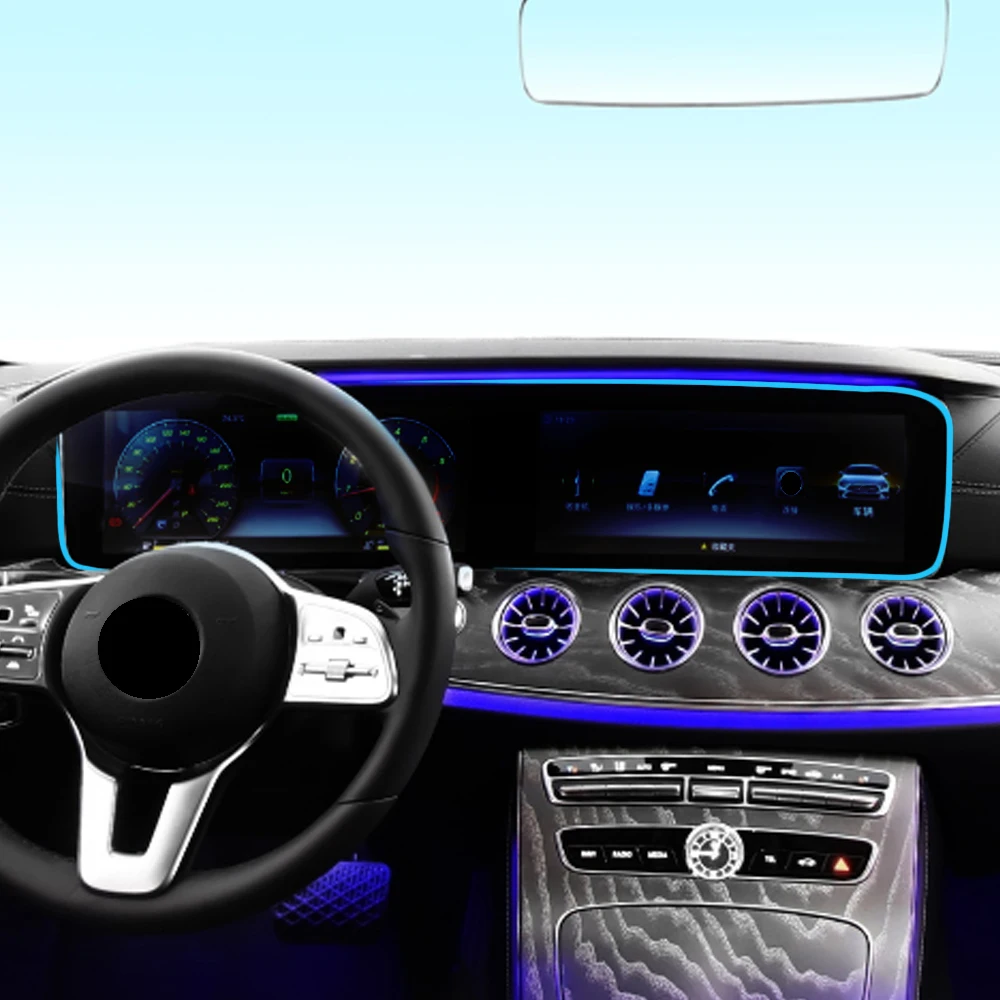 Для Mercedes-Benz CLS C257 Автомобильная навигационная панель монитора защитное стекло закаленное покрытие наклейка
