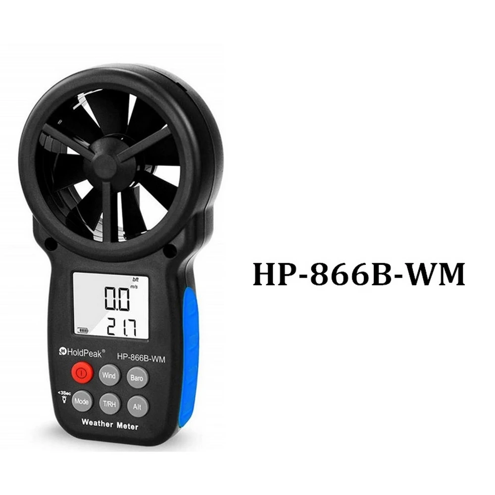 Multi-function Digital Wind Speed Measurement Tester Dew Point Altitude  Temperature Test Wind Device Handheld Tools Anemometer
