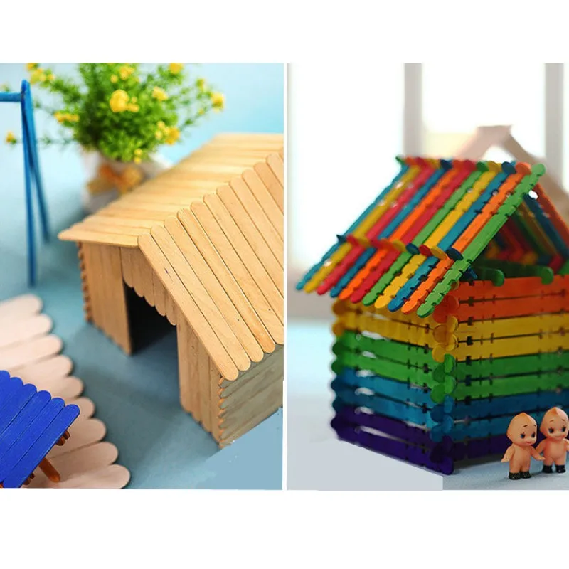Новые детские игрушки ручной работы DIY Головоломка орфографическая игрушка материал цветная палочка цветная деревянная палочка мороженое Бар забавные многофункциональные игрушки