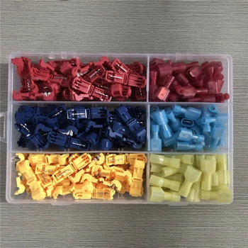 

220*Car T-Tap Electrical Wire Crimp Connectors Quick Splice Cable Terminals Kit