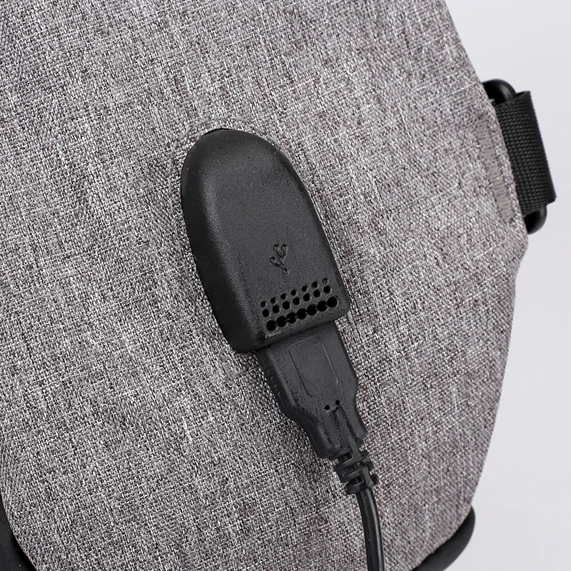 Usb зарядка через плечо сумка через плечо мужская защита от взлома Мужская Женская невидимая молния Бизнес Грудь пакет репеллент сумка Противоугонная упаковка