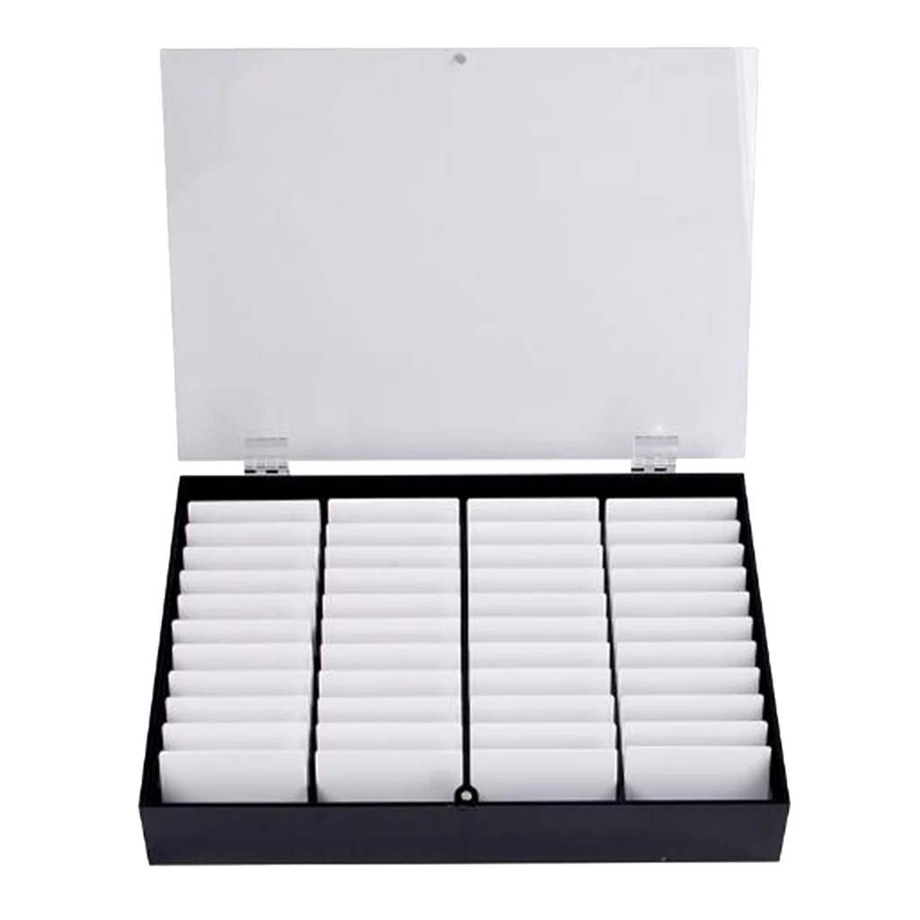 Nail Art Display Box Detachable Fake Nail Tips Rhinestone Empty Case Organizer