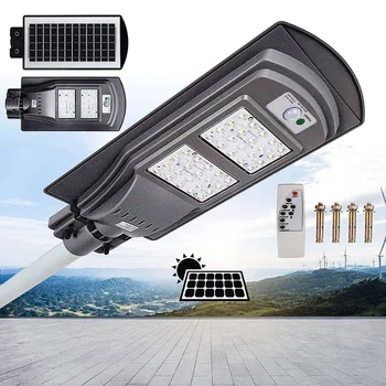 

40W LED Street Light with Remote Controller and Light Arm LED Waterproof Radars Sensor Street Lamp for Outdoor Applications