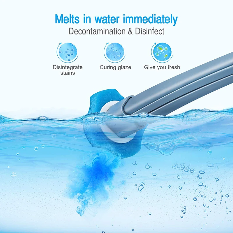 Bathroom Disposable Toilet Brush Set Long Handle No Dead Angle Cleaning Brush Holder WC Bathroom Accessories Cleaning Tool toilet brush set toilet brush holder