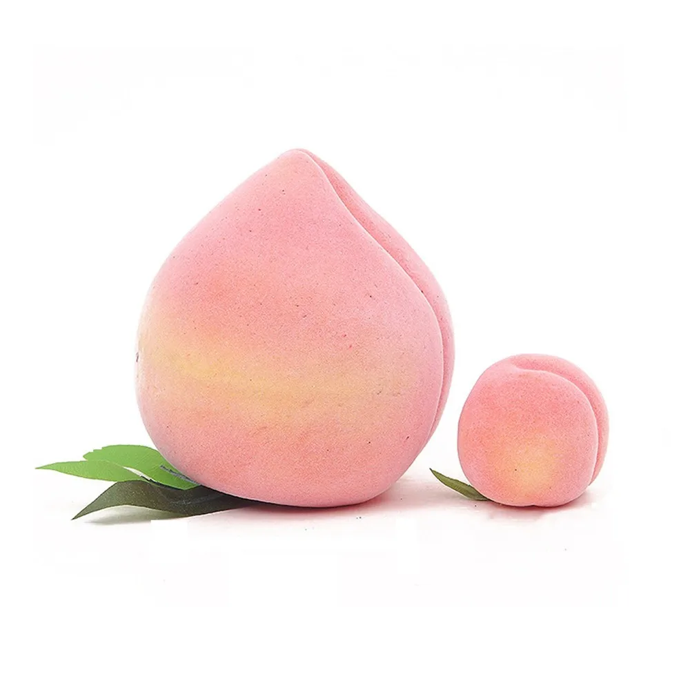 Artificial Large Fruit Peach Apple Foam Fake Fruit Model Stage Props For Restaurants Fruit Shops Home Decoration