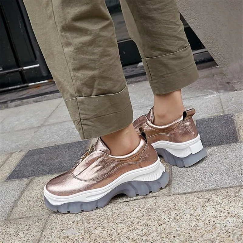 Новые туфли на плоской подошве со стразами; Zapatos De Mujer; повседневная женская обувь на прозрачной подошве; Модные женские Сникеры на платформе