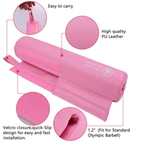 Hip Thrusts Barbell Squat Pad Non-Slip with Thick Foam PU Leather Padding Neck Shoulders Protective Gym Weightlifting Training 2