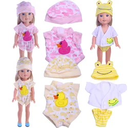 Costume d'hiver mignon pour poupées de 14.5 pouces, vêtements pour enfants, jouets pour filles, grenouille, canard, EXO, Paola retina, BJD, 1/6 