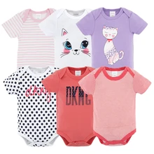Honeyzone Newborn Gown Baby Girl Sleepers Clothes Outfit Short Sleeve Summer Baby Pajamas Sleepwear pyjama bebes nouveau