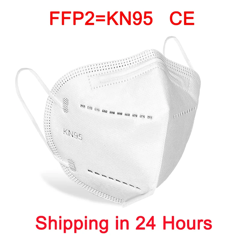 30 шт. KN95 mascarillas FFP2 защитная маска для лица funda Mascarilla маски masque mondkapjes | Красота и