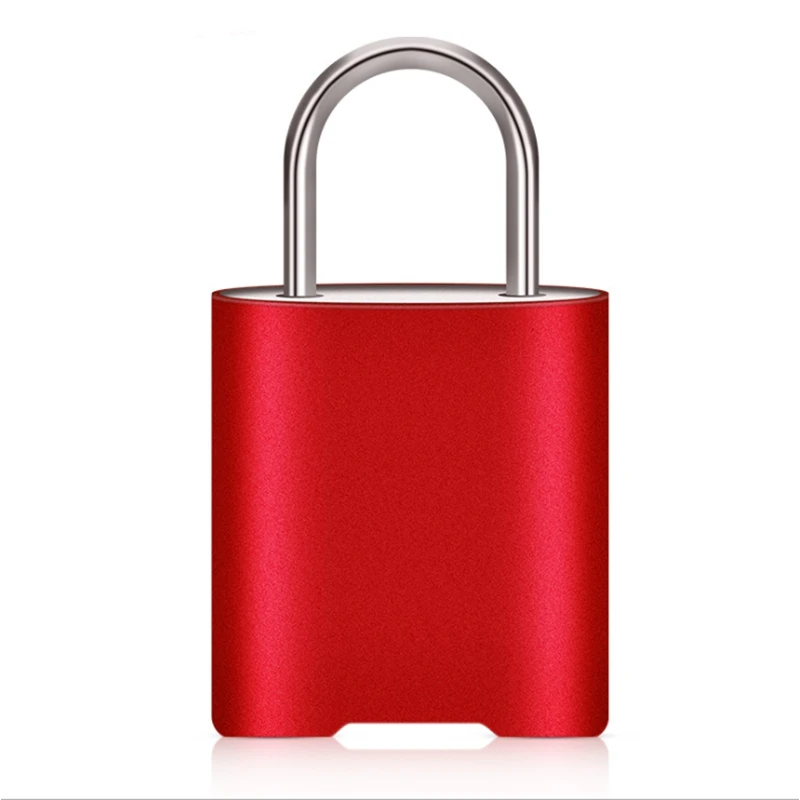 

Smart Fingerprint Electronic Padlock-Smart Bluetooth Connection, Application Support, USB Charging Safe Portable Lock, Waterproo