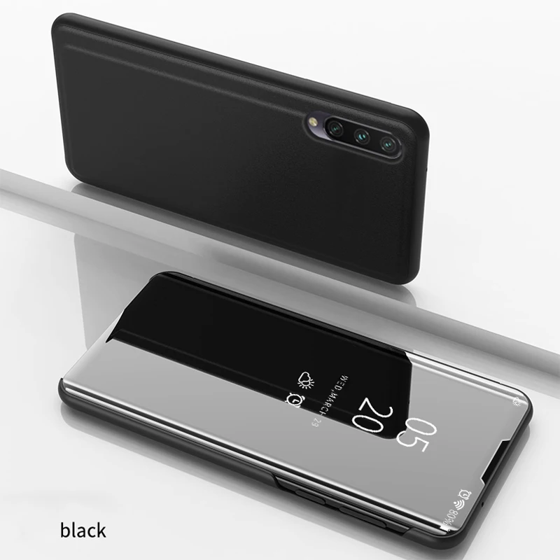 Smart mi rror флип чехол для Xiaomi Redmi Note 7 6 K20 Pro S2 5 Plus 7A GO 5A mi 9T CC 9 9E 8 SE A1 A2 8 Lite 5A POCO F1 CC9 крышка