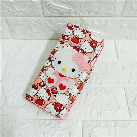 Лаванда Модный женский короткий кошелек с рисунком HELLO KITTY, милый персональный Детский кошелек, цветная женская кожаная сумка высокого качества - Цвет: Лаванда