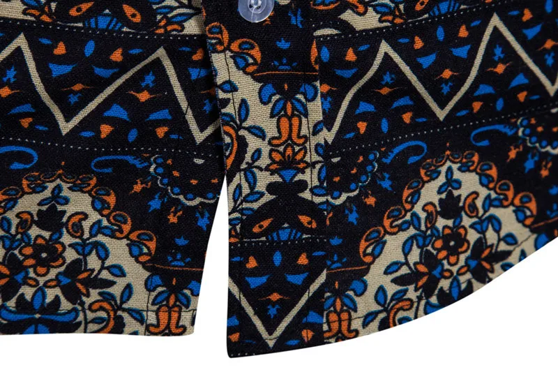 Новая брендовая одежда 2018 Модная рубашка мужская льняное платье рубашки Slim Fit с отложным воротником мужская гавайская рубашка с коротким