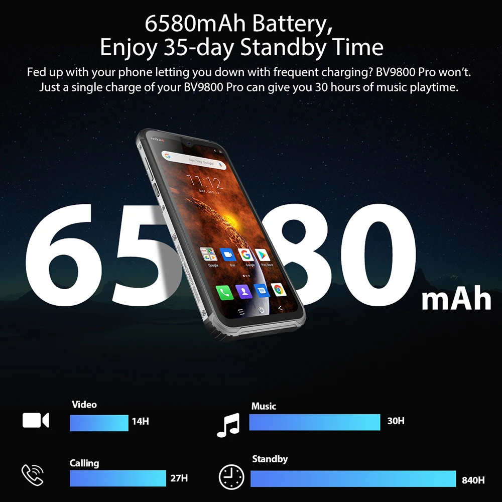 Смартфон Blackview BV9800 Pro водонепроницаемый 48 МП Android 9 0 6 + 128 ГБ|Смартфоны| |