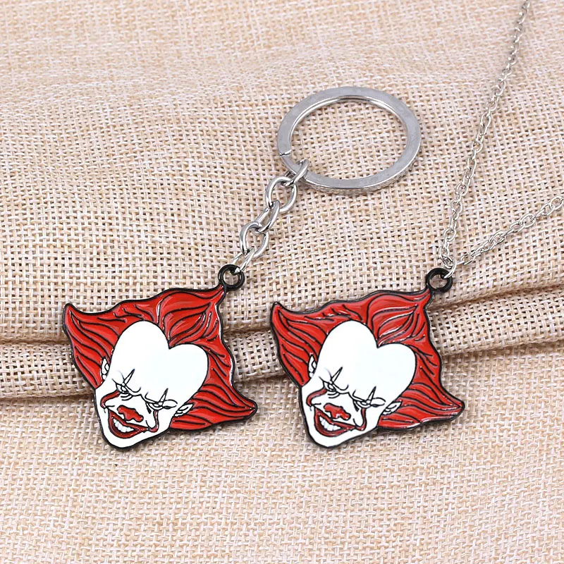 Фильм Стивен Кинг это брелок Pennywise фигура кулон брелки для женщин мужчин чокер брелок ювелирные изделия