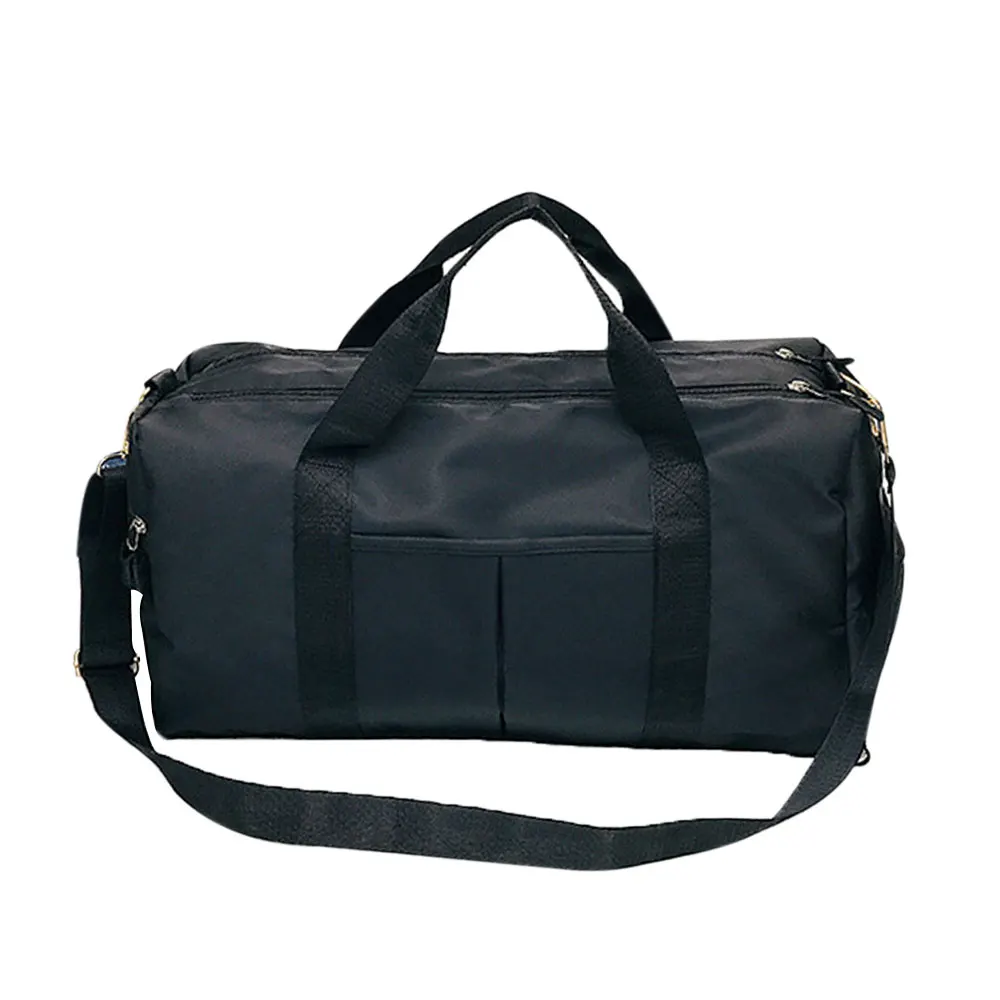 black Big Size Dry-Wet Separation Waterproof Luggage Outdoor Bag Training Fitness Bag Sport Bag Women'S Fashion Women Handbags - Цвет: black