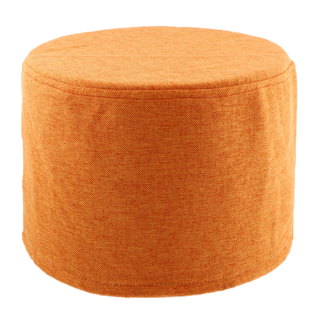 Exquisite Cotton Round Stool Cover Fits 28cm/11inch Footstool Chair