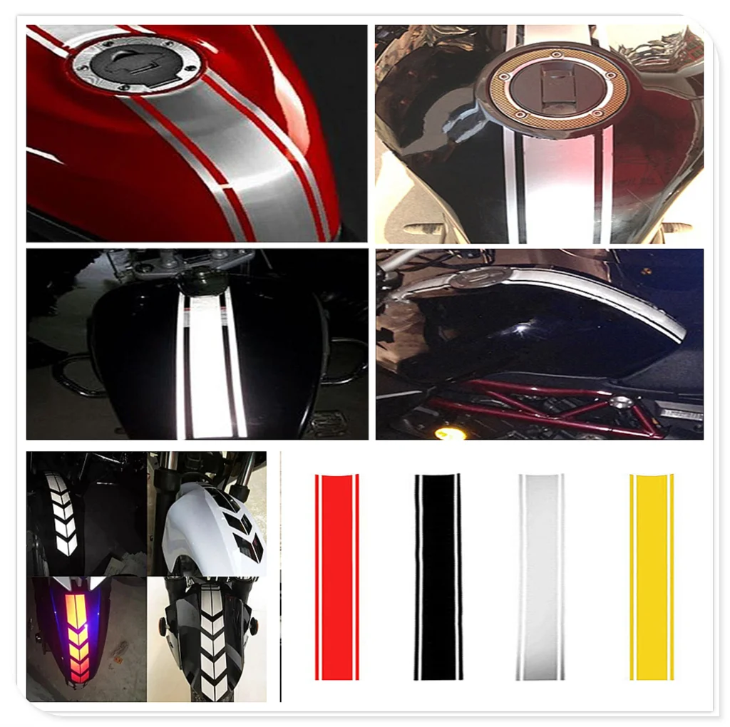 Motorcycle Reflective Sticker Fuel Oil Tank Pad Decal FOR Kawasaki ZZR600 Z900 Z650 VERSYS 1000 VULCAN S 650cc Z750 Z750S | Автомобили и