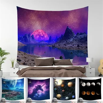 

Sunset Scenery Oil Painting Tapestry Art Tapestry Psychedelic Tapestry Beach Towel Polyester Thin Blanket Yoga