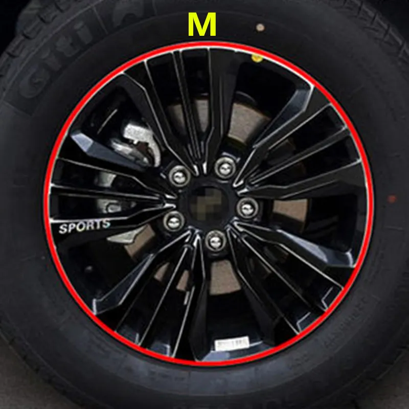 Для Geely Emgrand X7 EmgrarandX7, EX7, FC SUV, Vision X6, NL4, автомобильная наклейка для колес - Название цвета: M