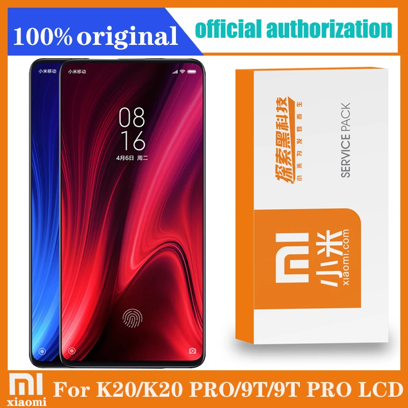 Оригинальный ЖК дисплей 6 39 дюйма AMOLED XiaoMi 9T Pro с рамкой для XIAOMI K20 сенсорный экран