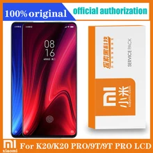 Original 6.39 amamamoled xiaomi 9t pro lcd com moldura para xiaomi k20 pro display touch screen digitador assembléia peças de reparo
