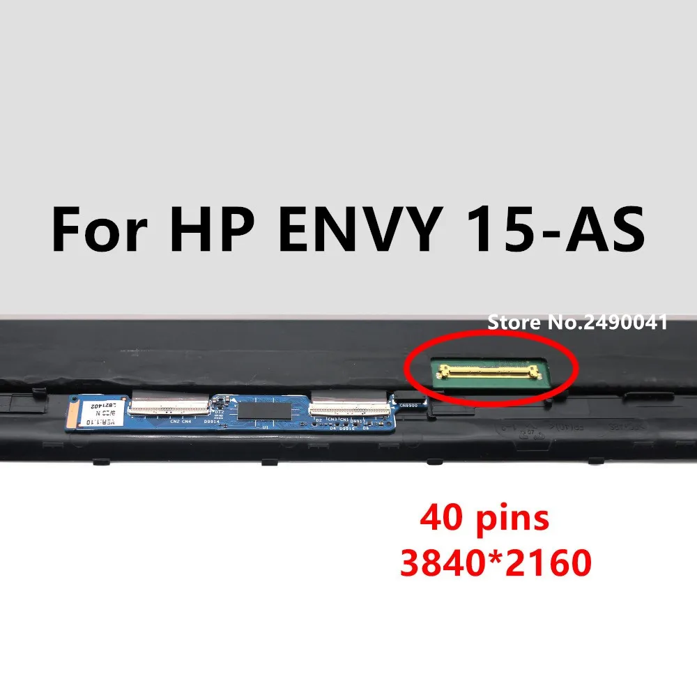 ЖК-экран сенсорный дигитайзер стекло в сборе+ рамка для hp ENVY 15-as101na 15-as128tu 15-as120nr 15-as168nr 15-as182c