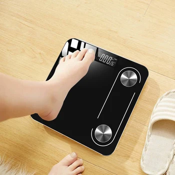 

Body Fat Scale Smart Wireless Digital USB Charging Weight Scale Body Composition Analyzer With Smartphone App Bluetooth