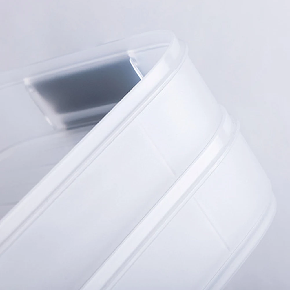 Portable Refrigerator Dumpling Storage Box Food Organizer with Handle for Home Kitchen LXY9