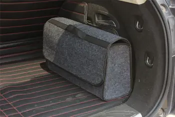 

Multi-use Tools Organizer Bag Carpet Folding for emergency Box Car Soft Felt Storage Box Trunk Bag Vehicle Tool Box