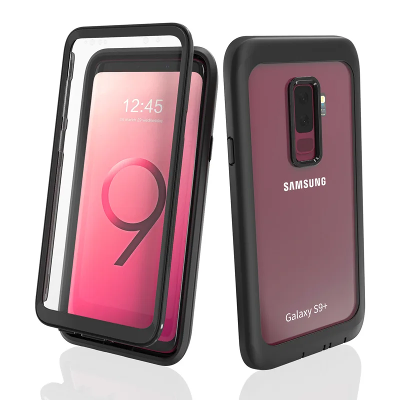 Для Samsung S9 Plus чехол для телефона противоударный Прозрачный Бампер + Прочный S9plus со