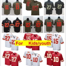 Канзас-Сити, Молодежные Детские футболки с Патриком махомсом II тириком Хилл Трэвисом келсе, Эриком Берри Каримом, охотничьими футбольными футболками